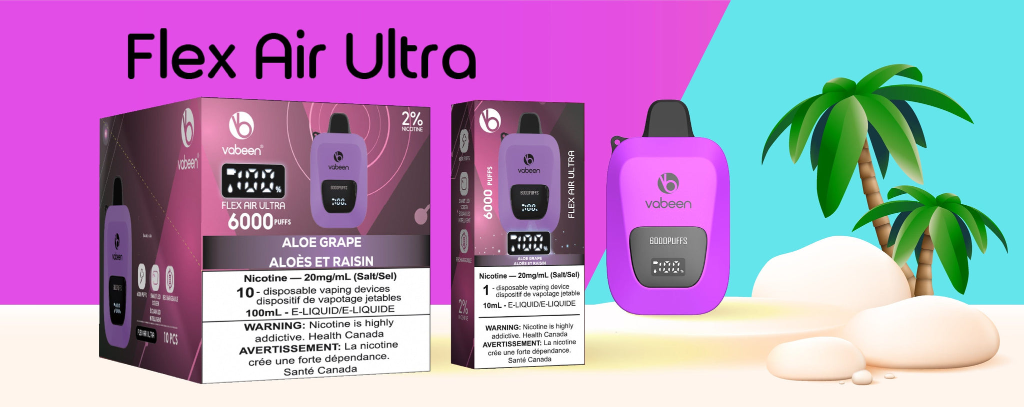 Flex Air Ultra - Single - Aloe Grape - Ultra Liquid Labs Flex Air Ultra - Single - Aloe Grape - Ultra Liquid Labs