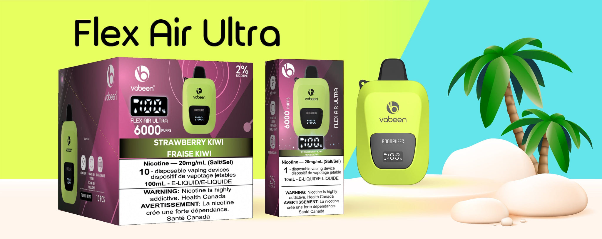 Flex Air Ultra - Single - Strawberry Kiwi - Ultra Liquid Labs Flex Air Ultra - Single - Strawberry Kiwi - Ultra Liquid Labs
