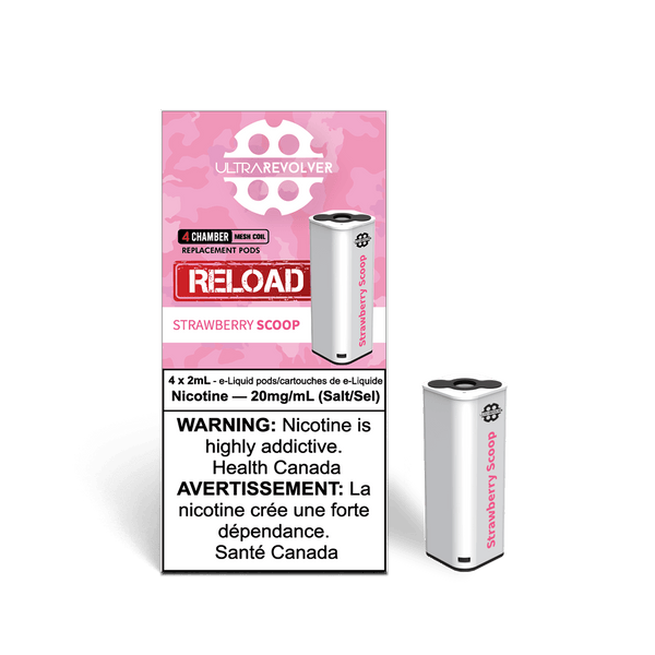 Strawberry Scoop Reload Pods - Single Pack - Ultra Liquid Labs Strawberry Scoop Reload Pods - Single Pack - Ultra Liquid Labs