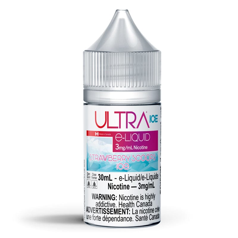 Ultra E-Liquid Strawberry Scoops Ice - 3mg