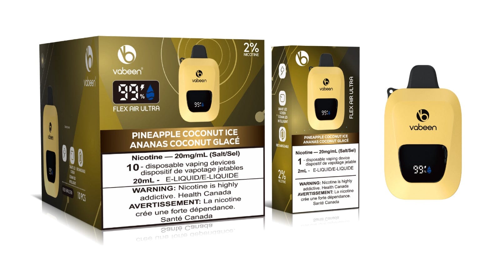 BC Compliant - Flex Air Ultra - Single - Pineapple Coconut Ice